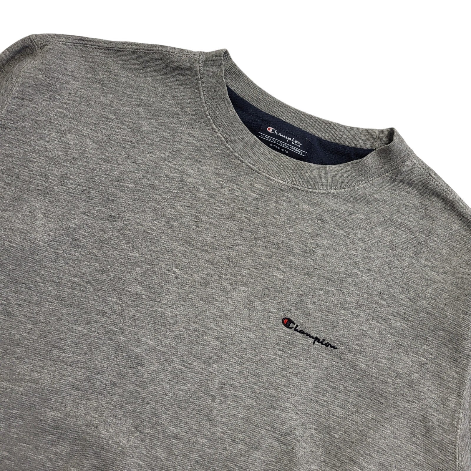 Champion 90's Sweatshirt Grey Crew Neck Mens UK Size XL