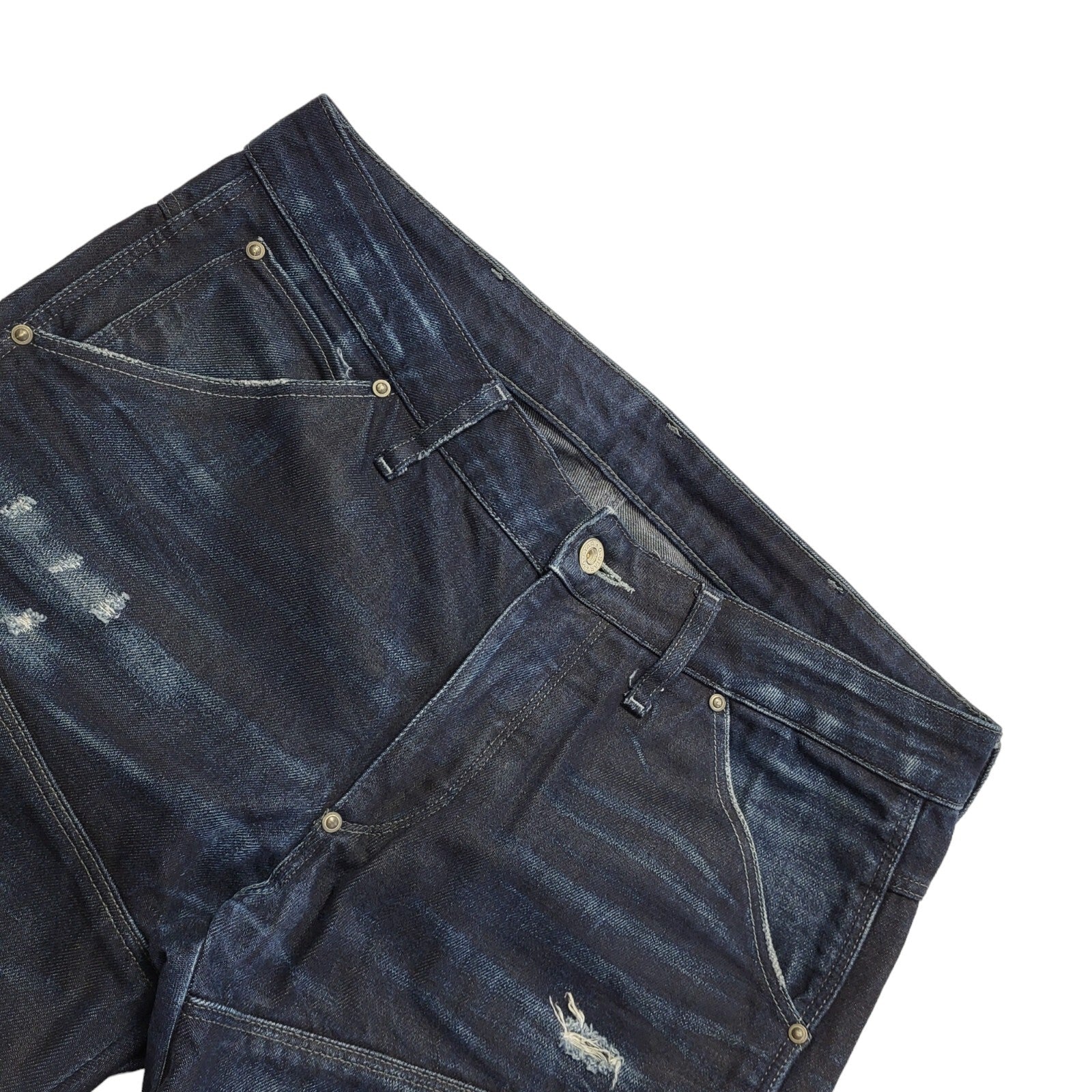 G-Star 5620 Low Tapered Vintage Y2K Blue Denim Jeans Uk Men's Size M W32 L33