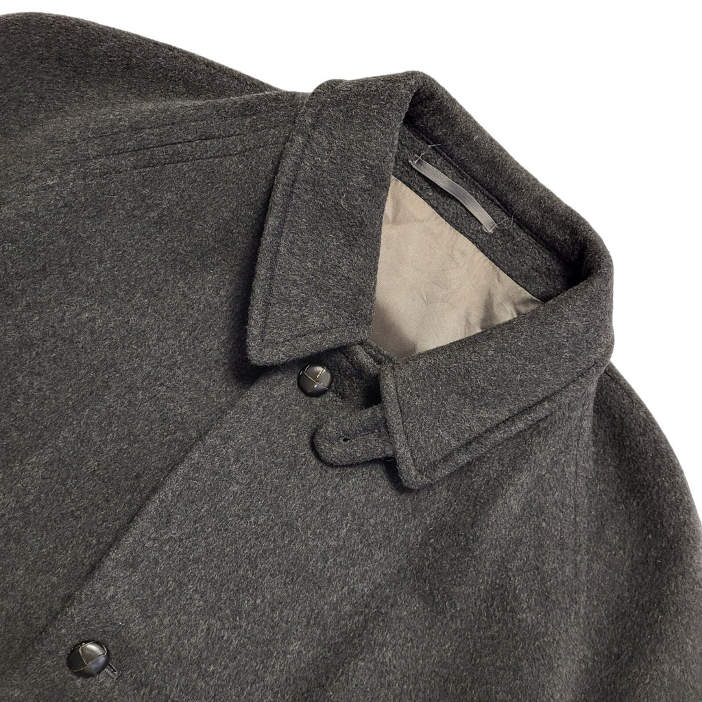 Canda 90s Vintage Dark Grey Wool Overcoat Uk Men's Size XL