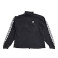 Adidas Black 90s High Neck Sports Tracksuit Top Uk Women's Size 6