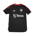 Adidas Manchester Utd Training 2022-23 Black V-Neck T-Shirt Uk Men's Size Small