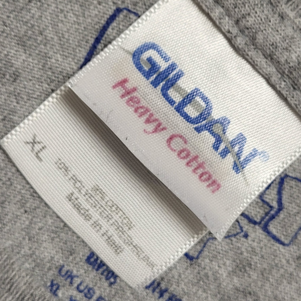 Gildan Vintage Y2K Grey Kick Ass Family Guy  T-Shirt Uk Men's Size XL