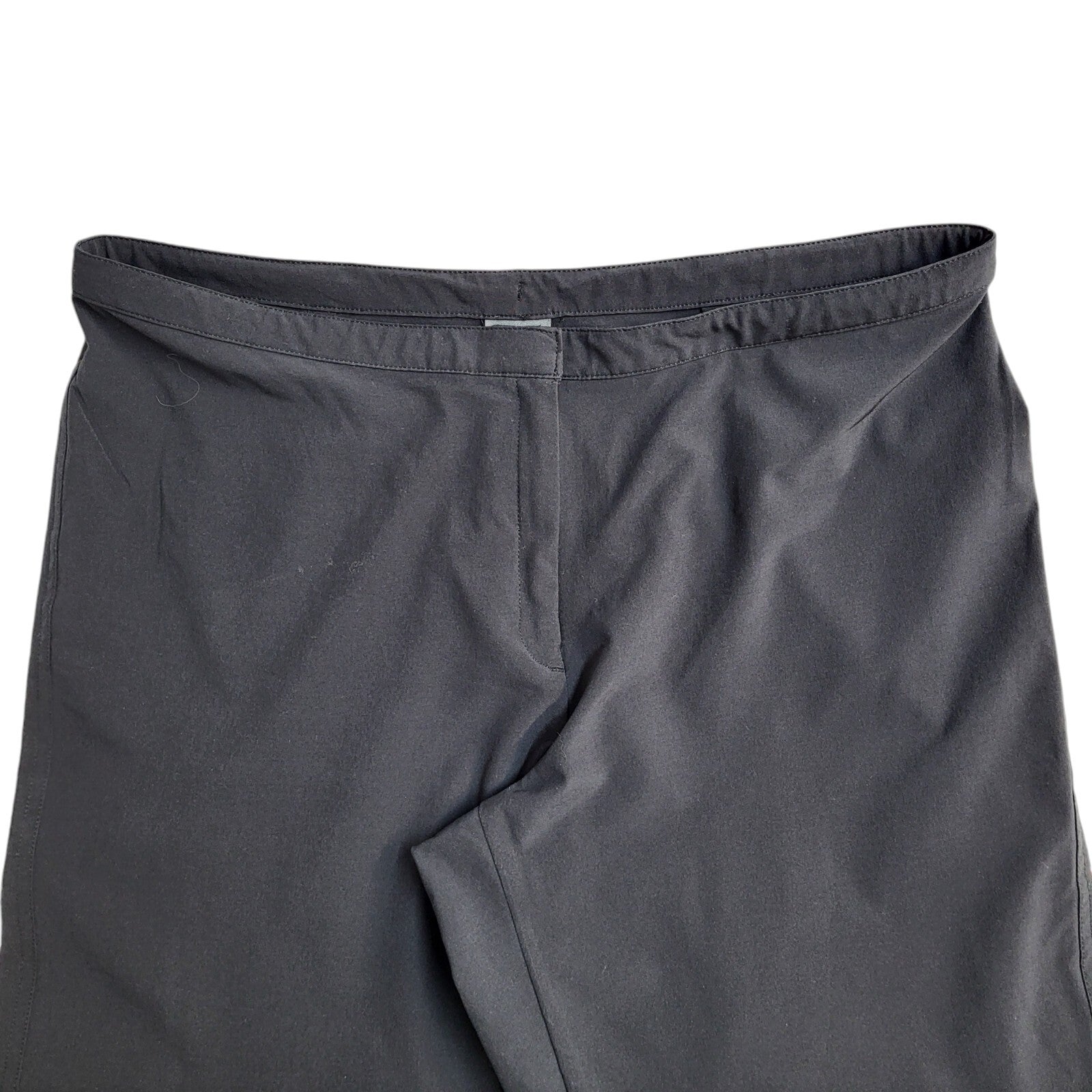 Nike Y2k Vintage Black Wide Leg Sports Trousers Uk Women's L W30 L24
