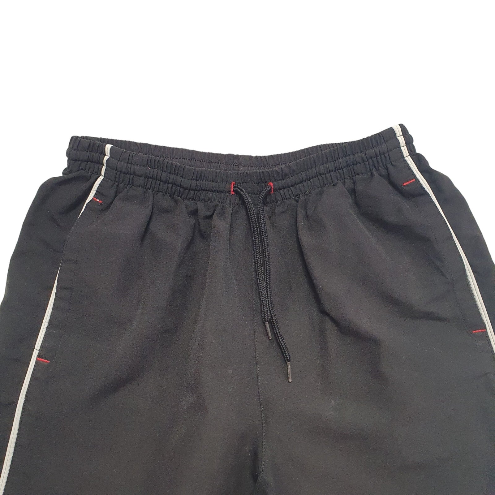 Umbro Vintage 90's Black Sport Shorts Drawstring Boy's Size XL W28