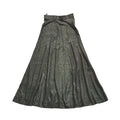 Richard Shops 70s Black & Silver Sparkly Long Maxi Skirt Women's UK 8 W26