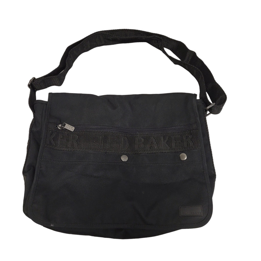 Ted Baker Black Textile Satchel Bag Uk Women's/Men's Size 12" x 16"