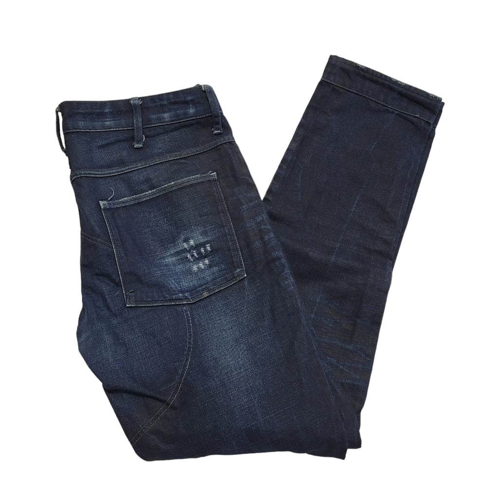 G-Star 5620 Low Tapered Vintage Y2K Blue Denim Jeans Uk Men's Size M W32 L33