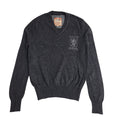 Replay Vintage 90's Dark Grey V-Neck Jumper UK Men's Size Small