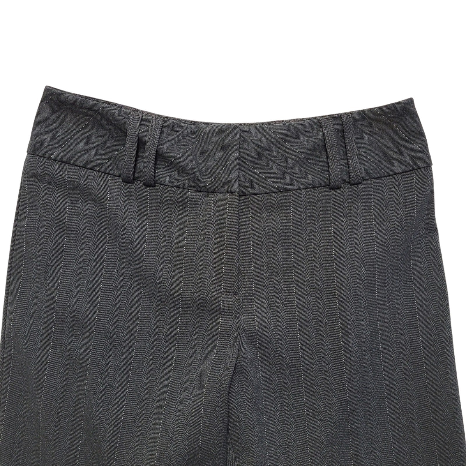 Next Y2K Vintage Grey Pinstriped Trousers Suit Women's Size 12 W30 L31