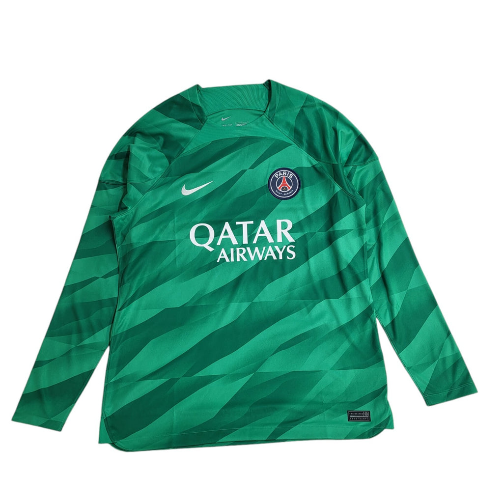 Nike Paris Saint Germain Green Training Football Shirt UK Men's Size L