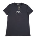Emporio Armani Black Y2k Cotton Double Stitch T-Shirt Uk Women's Size L Bnwt