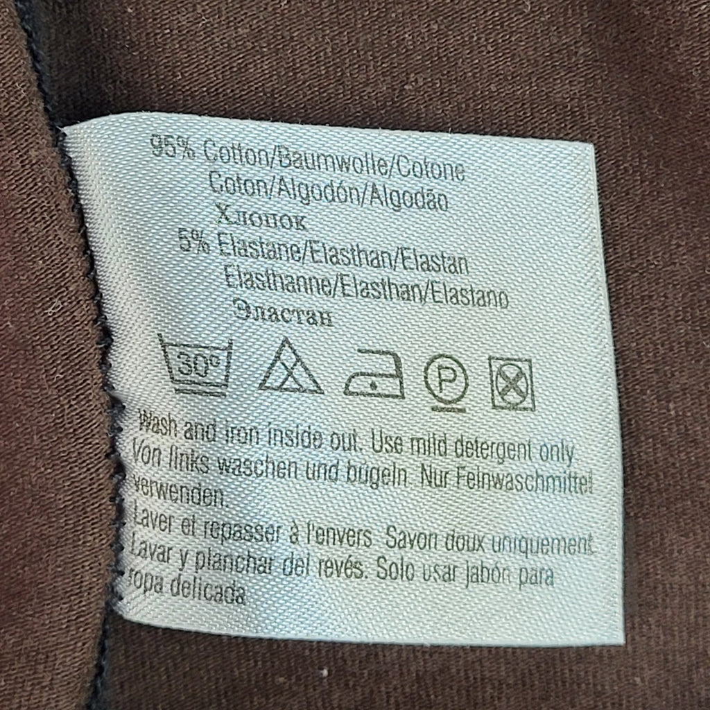 Hugo Boss Brown Y2k Cotton Long Sleeve T-Shirt Uk Men's Size XL