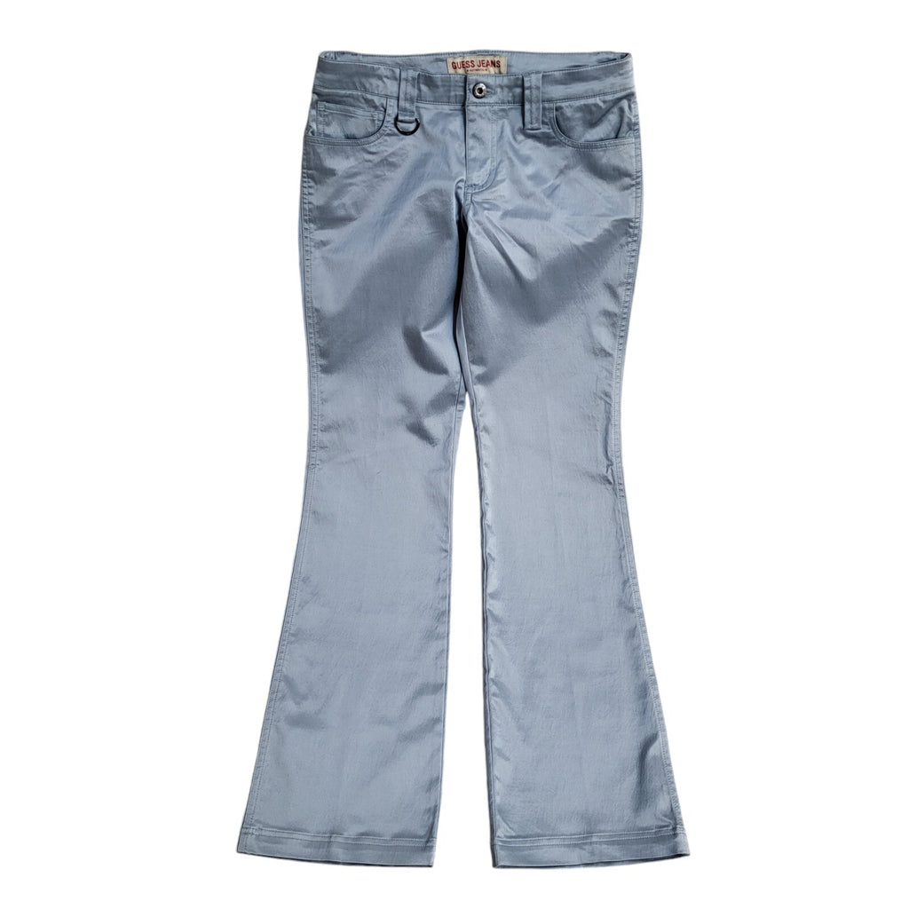 Guess Jeans 90s Light Blue Bootcut Shiny Jeans Uk Women's Size 8 W27 L32