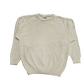 Vintage 80s White Round Neck Jumper Uk Women's Size 14