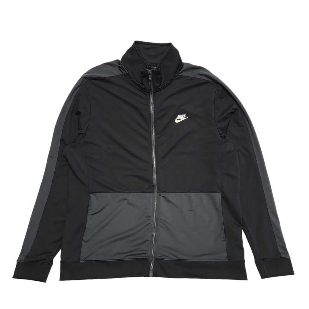 Nike Black Zipped Sports Tracksuit Top Jacket Uk Men's Size XL