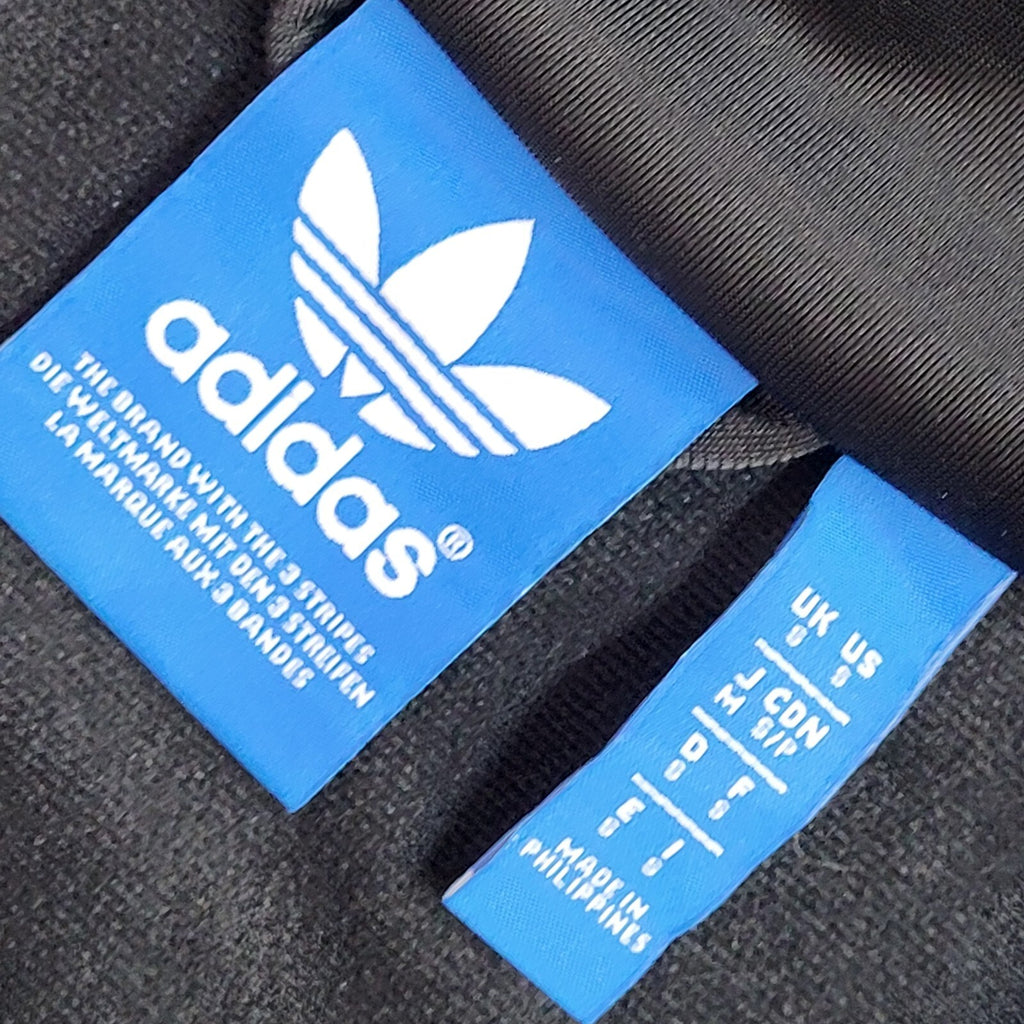 Adidas Black Full Zip Sports Modern Tracksuit Top Jacket UK Men's Size S