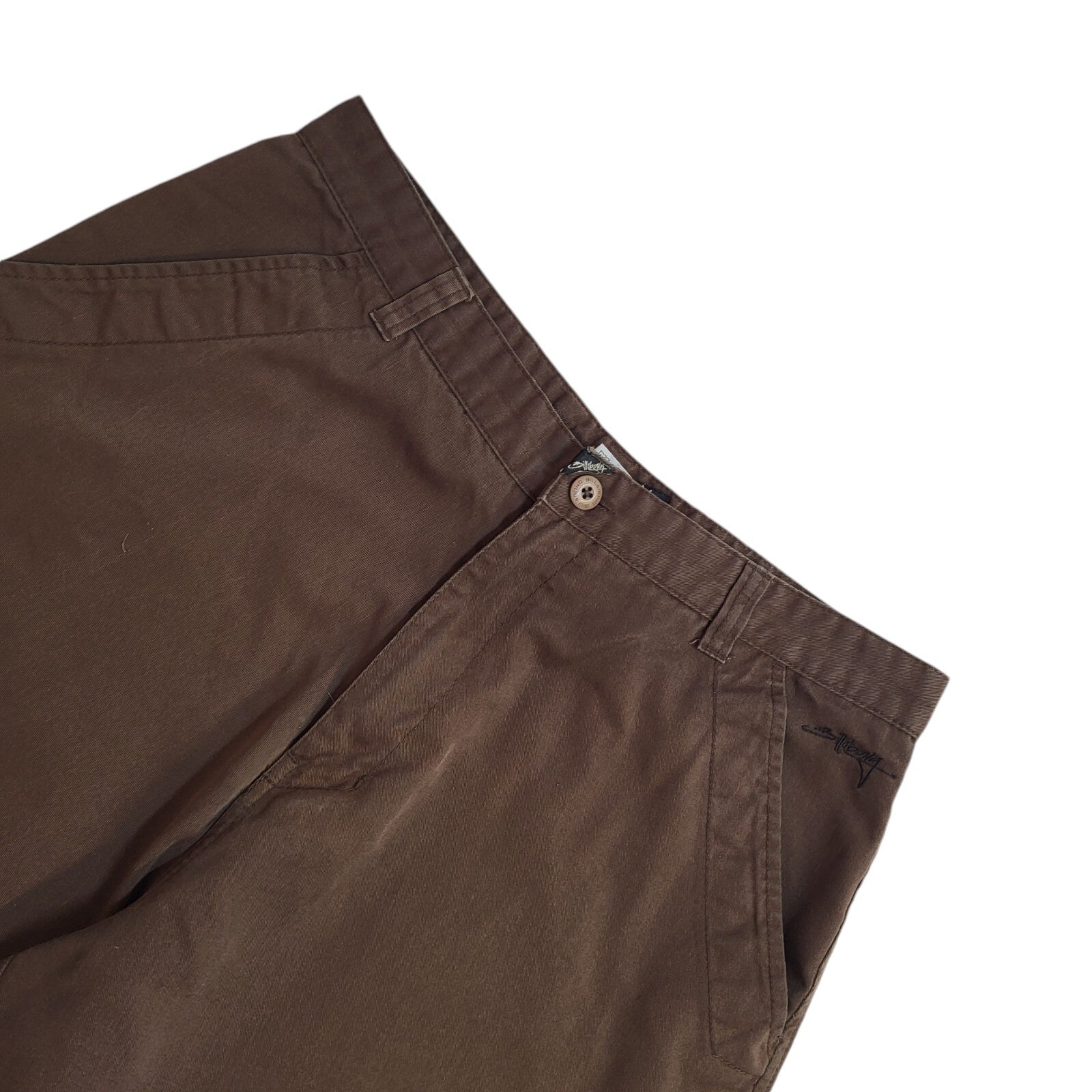Billabong Vintage 90's Brown Chino Shorts Uk Men's Size Large W34