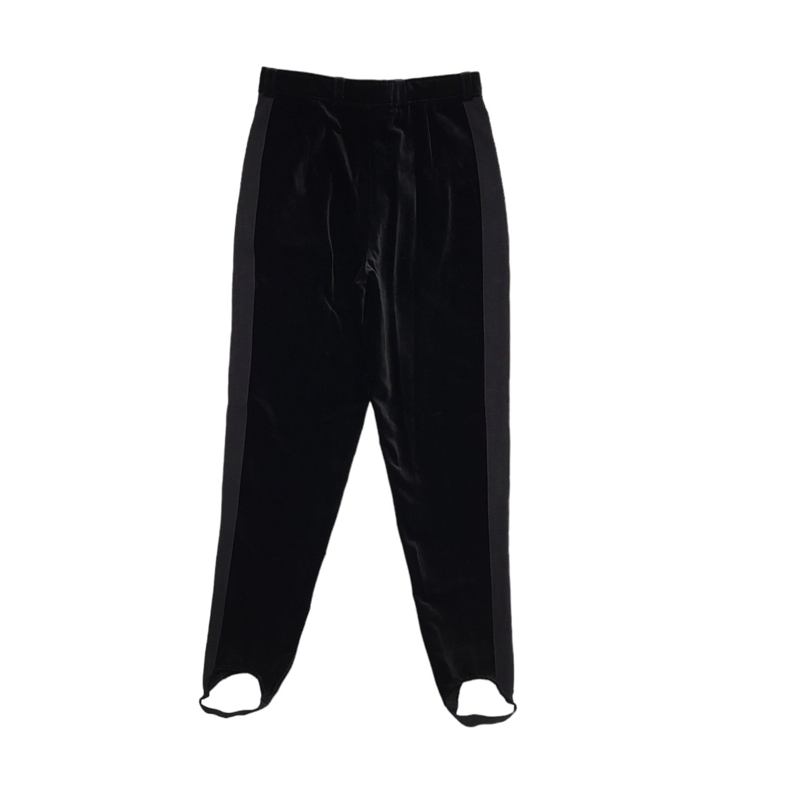 Wilchele Vintage 90's Back Velour Trousers With Foot Strap Womens UK10 W28 L28