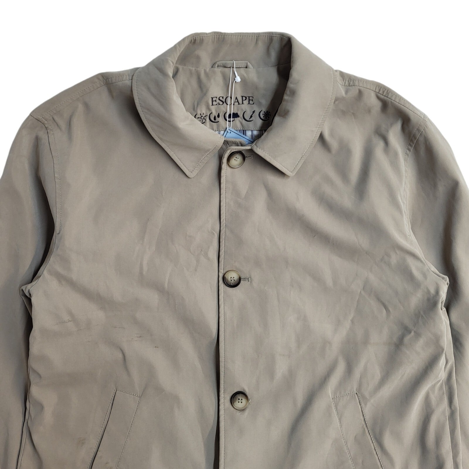 Greenwoods Escape Beige Outdoor Protection Coat UK Men's Size M BNWT