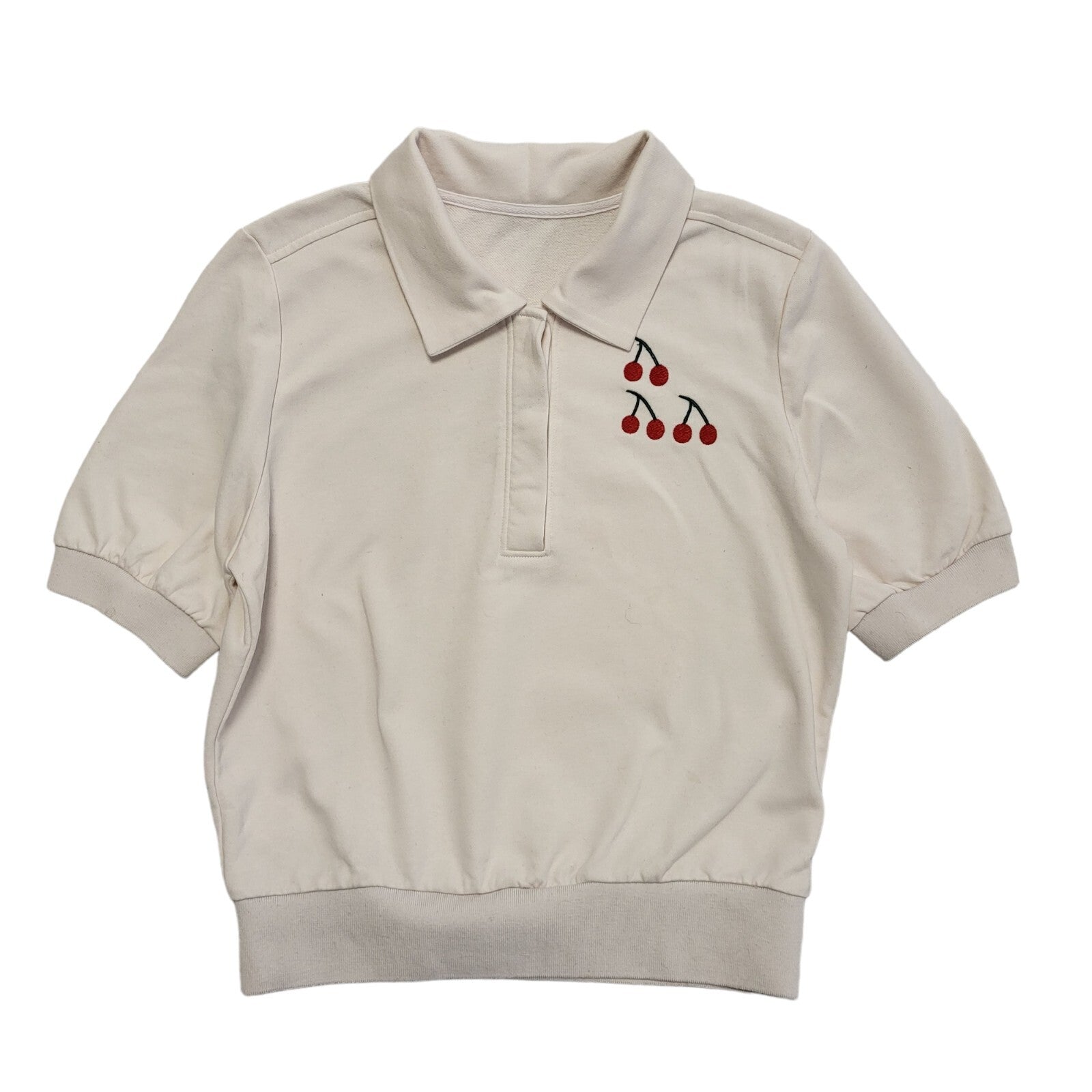 Mijor Vintage 90s Light Pink Collared Polo Shirt Uk Women's Size Large