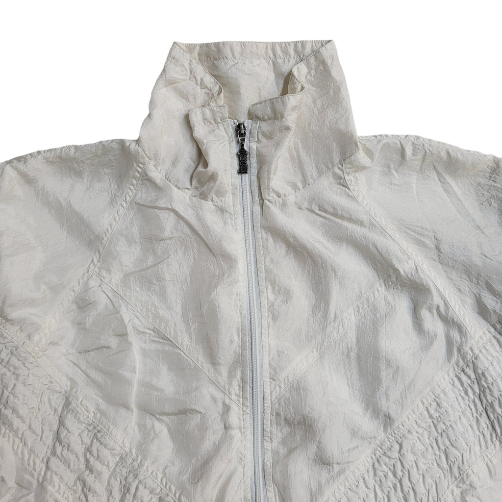 Rodeo Vintage 80s White Shell Jacket Uk Women's Size 18