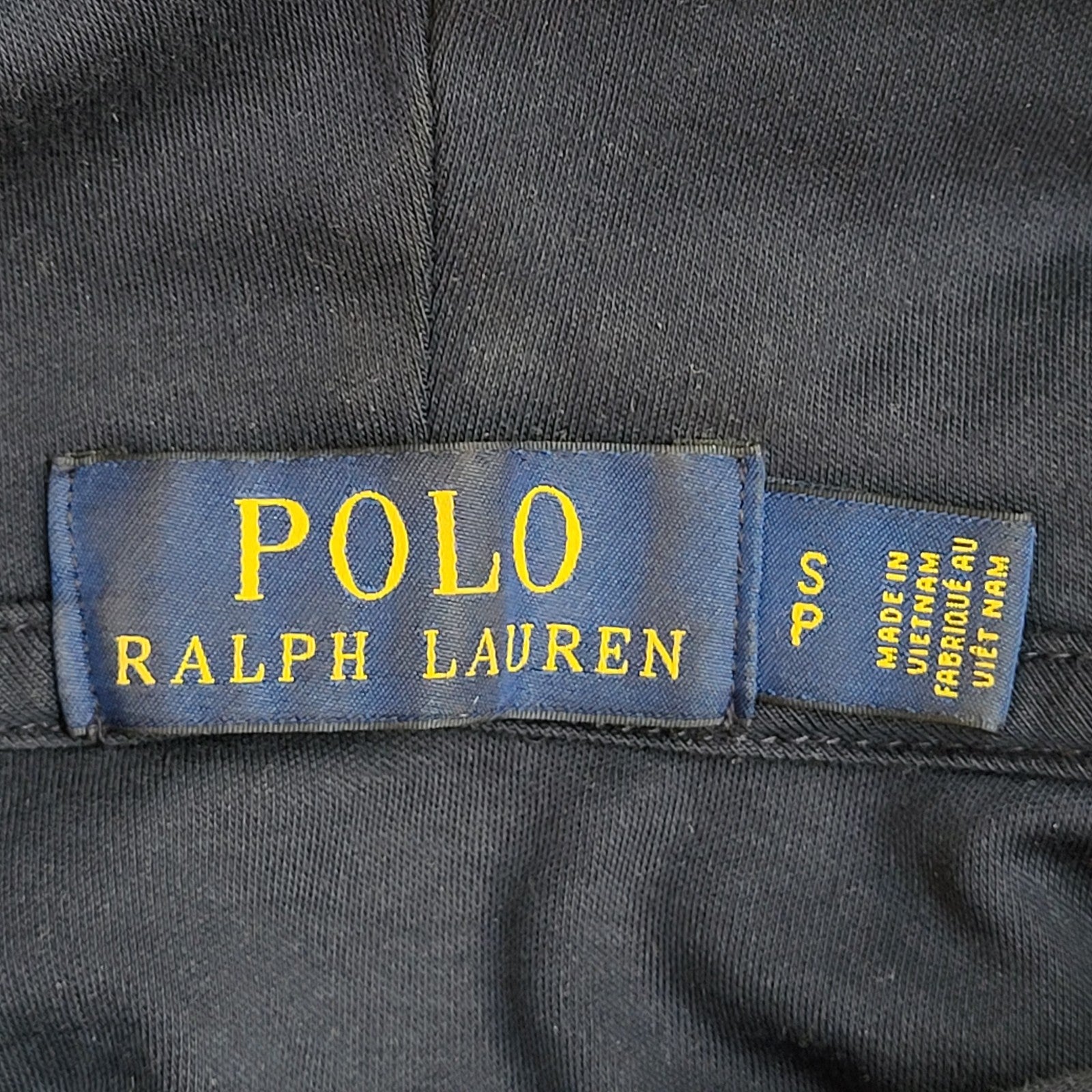 Polo Ralph Lauren Sports Hoodie Navy Blue Pullover UK Women's Size S