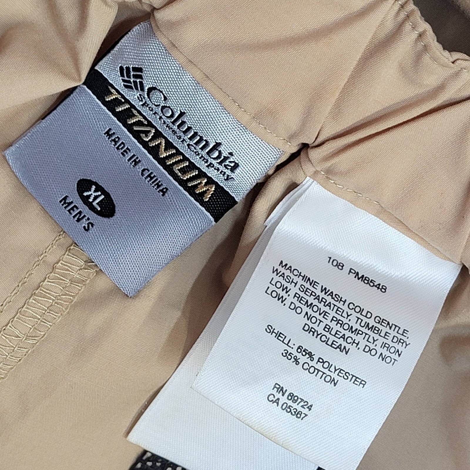 Columbia 90s Vintage Beige Straight Leg Trousers UK Men's XL W36 L32