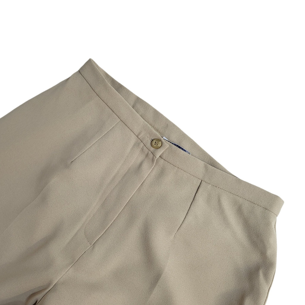 Essentials Beige 90's Hi Waist Trousers & Blazer Jacket Women's BNWT 14 W28 L31