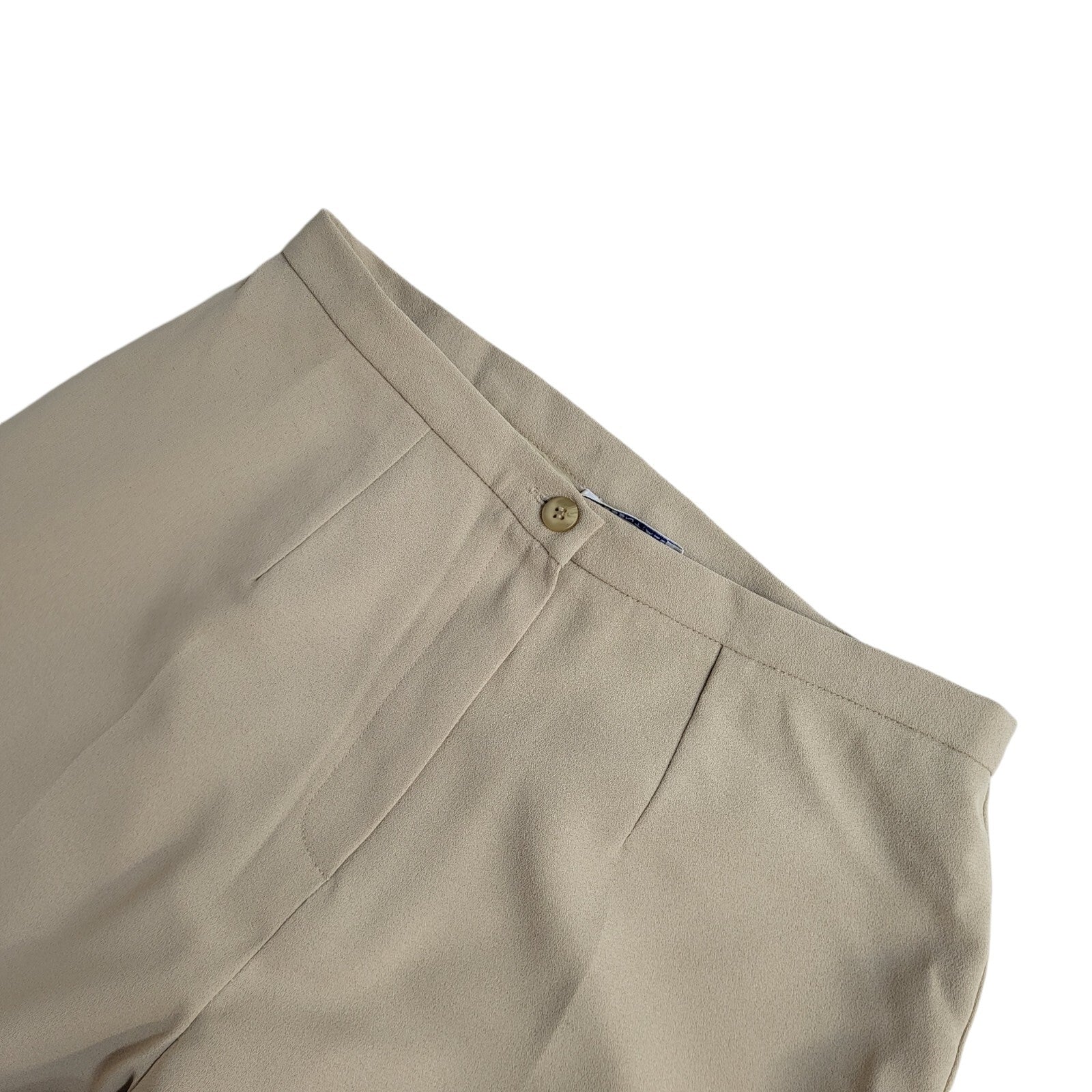 Essentials Beige 90's Hi Waist Trousers & Blazer Jacket Women's BNWT 14 W28 L31