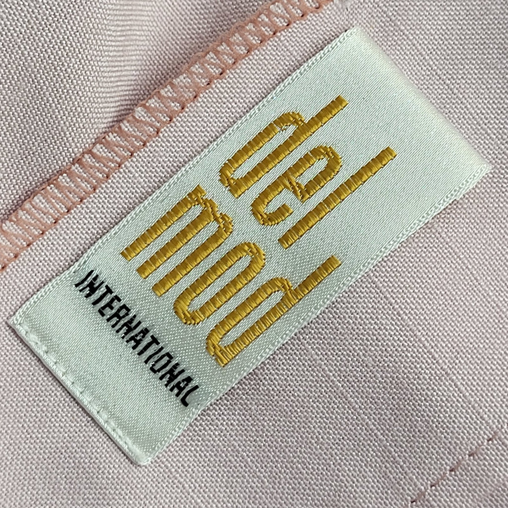 Del Mod Pink Belted 3/4 Length Sleeve Shirt Vintage 90's Women's UK Size 14