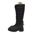 Zara Black Quilted Airfit Insole Foam Boots Uk 4 Eu 37 BNWOB