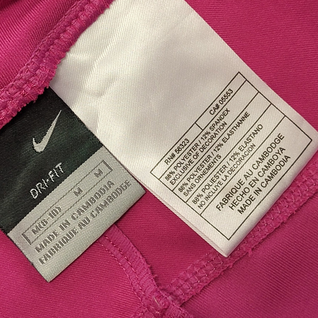 Nike Dri-Fit Straight Vintage Pink Tracksuit Bottoms Women's Size M W28 L31