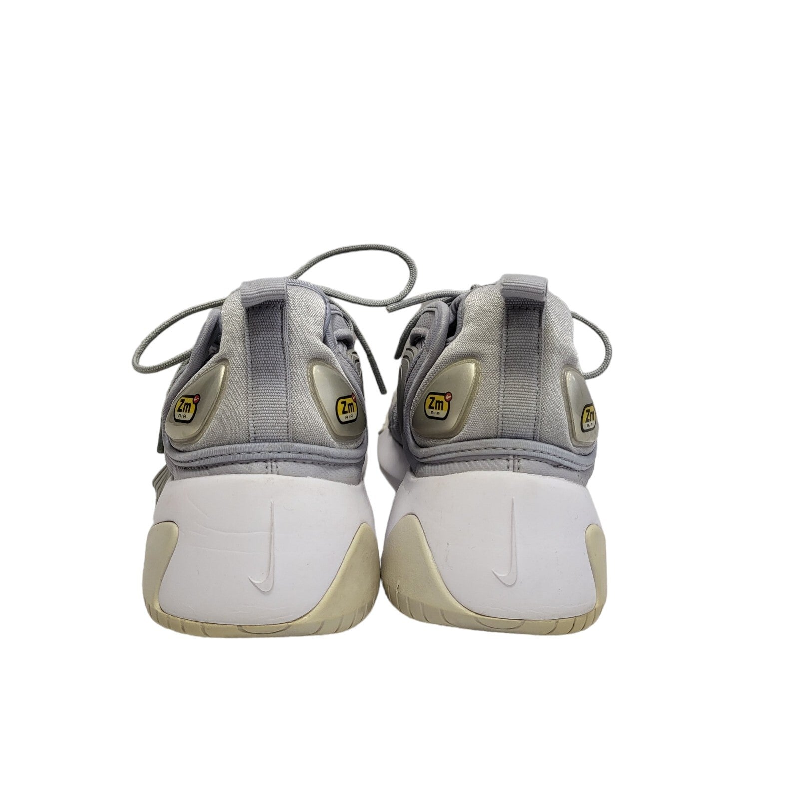 Nike Zoom Zm Air Grey Canvas Leather Trainers Uk Size 8