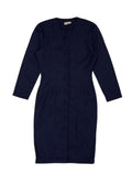 90s Vintage Charlotte Halton Buttoned Slim Fit Daywear Dress Women's Size 12
