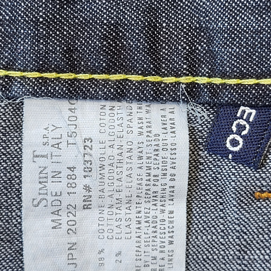 Armani Jeans Y2K Blue Straight Leg Denim Jeans Women's Size S W26 L32