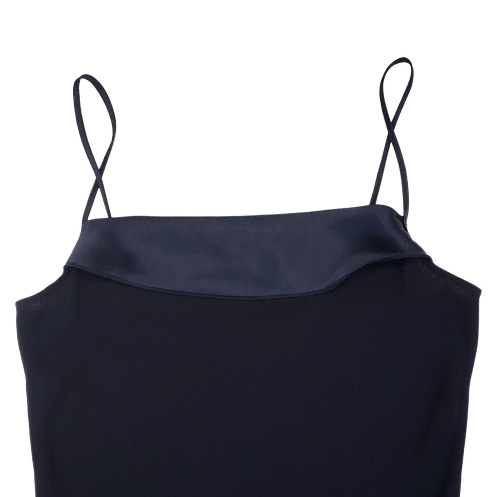90s Vintage New Look Navy Evening Strappy Pencil Dress Women's Size 12