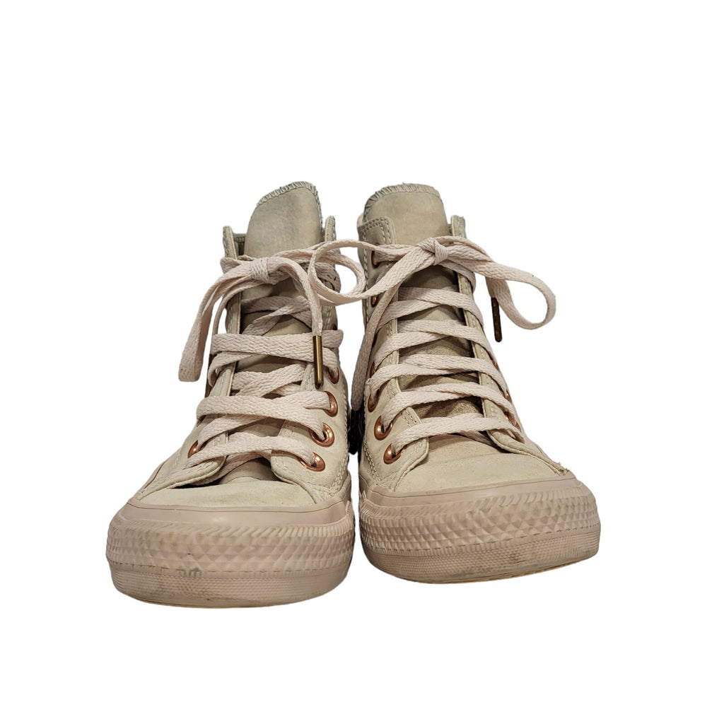Converse Patel Rose Tan Hi Top Leather Lace Up Boots Uk 3