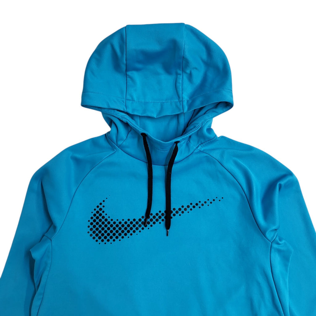 Nike Therma-Fit Blue Sports Y2K Hoodie Women's Size M