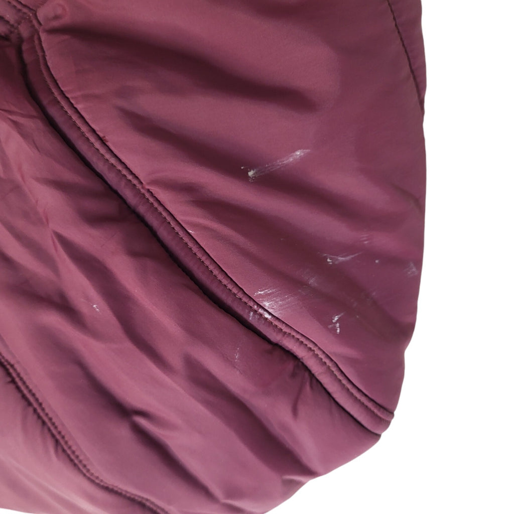 Adidas Vintage Y2k Burgundy Hooded Gilet Uk Women's Size 6