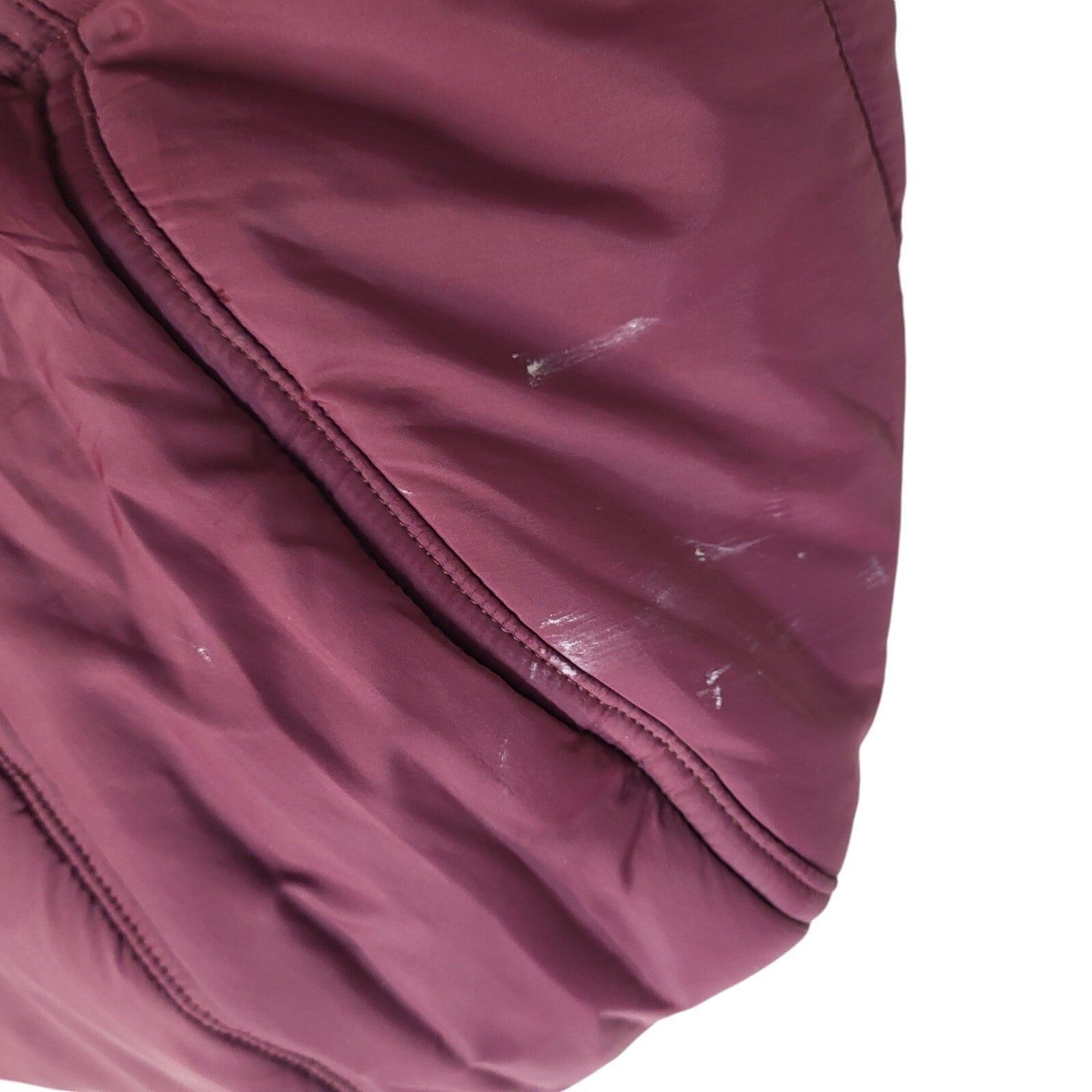 Adidas Vintage Y2k Burgundy Hooded Gilet Uk Women's Size 6