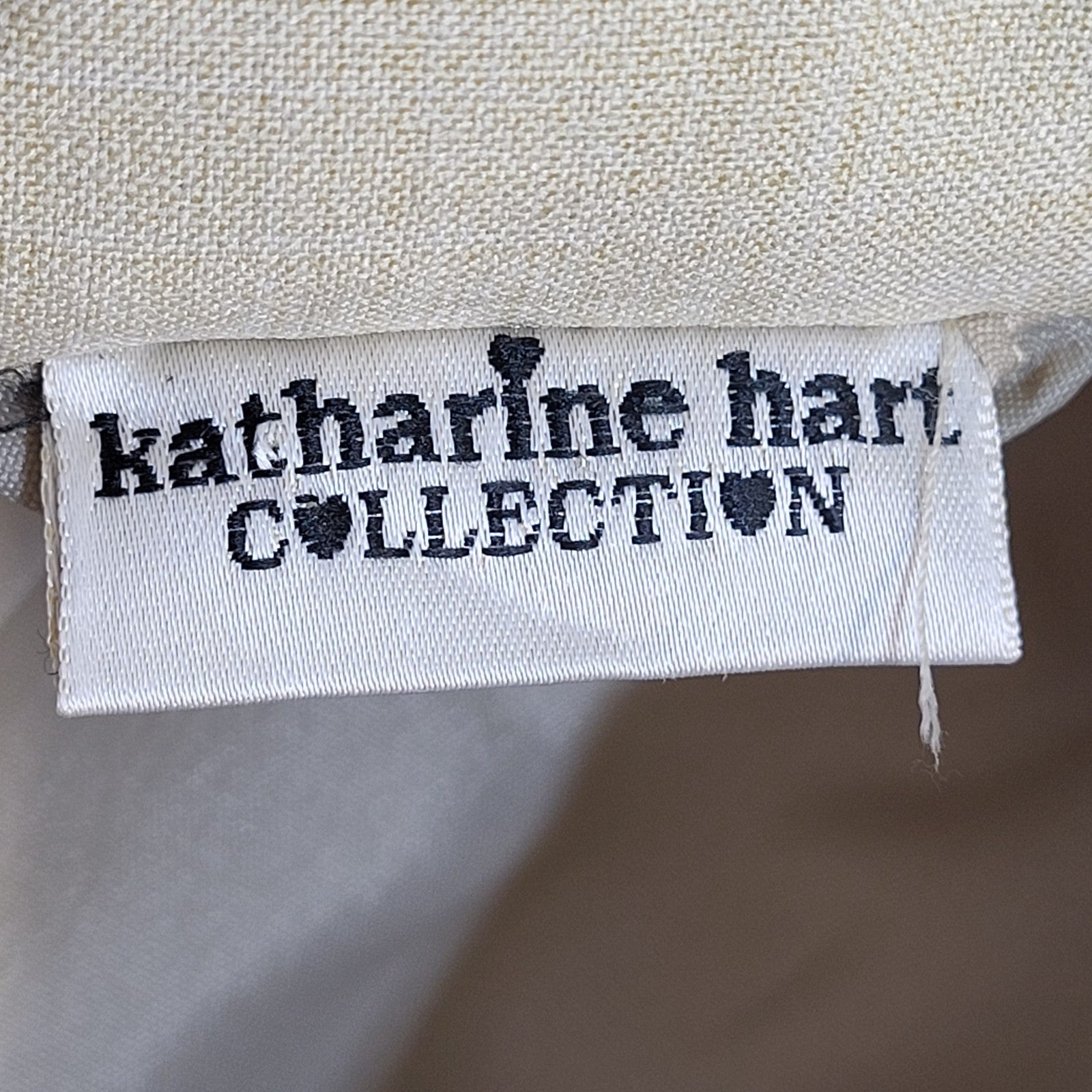 Katherine Hart Jacket Y2k Beige Short Sleeve UK Women's Size XL 14