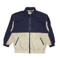 Blast Vintage 90s Blue & White Zipped Bomber Jacket Men's Size Large