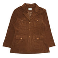 Casali Vintage 90's Brown Collared Button Front Jacket Womens UK 16