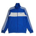 Adidas Blue & White 90s Zipped Sports Tracksuit Top Uk Women's Size Medium