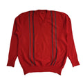 Gabicci Vintage 90's Red V-Neck Jumper UK Men's Size Large
