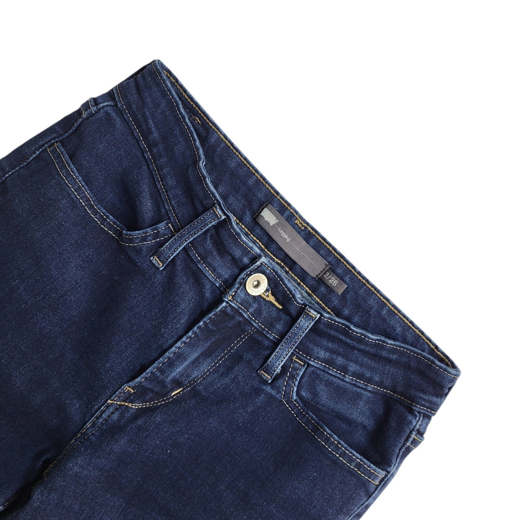 Levi's 90s Dark Blue Skinny Leg Leggings Denim Jeans Uk Women's Size 8 W26 L28
