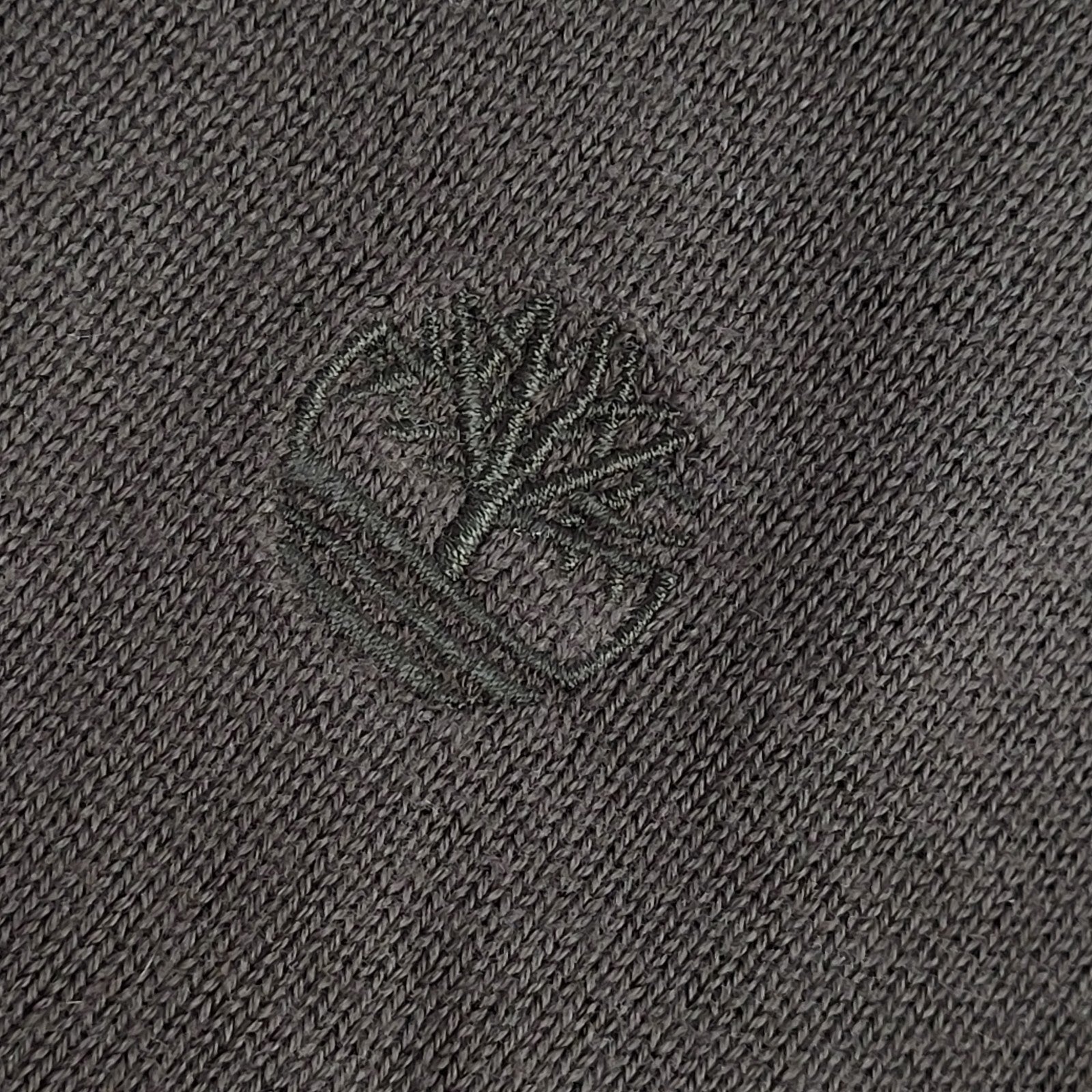 Timberland Y2K Brown 1/4 Zip High Neck Long Sleeve Jumper Men's UK Size S