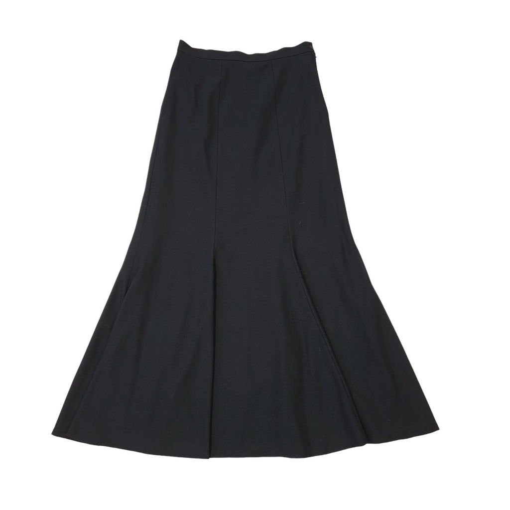 DL Barron Vintage 80's Black Pleated Skirt Uk Women's Size 16 W32