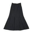 DL Barron Vintage 80's Black Pleated Skirt Uk Women's Size 16 W32