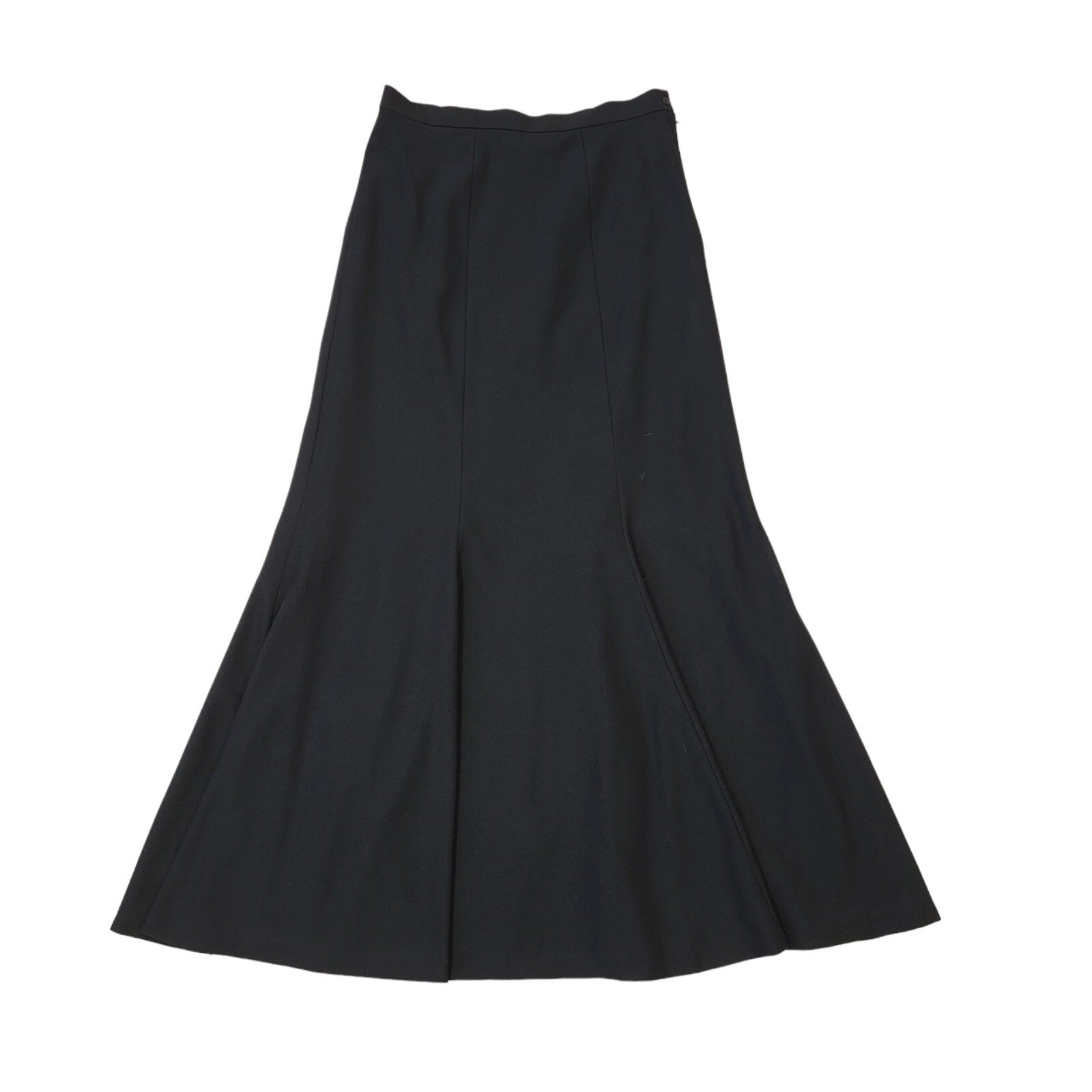 DL Barron Vintage 80's Black Pleated Skirt Uk Women's Size 16 W32